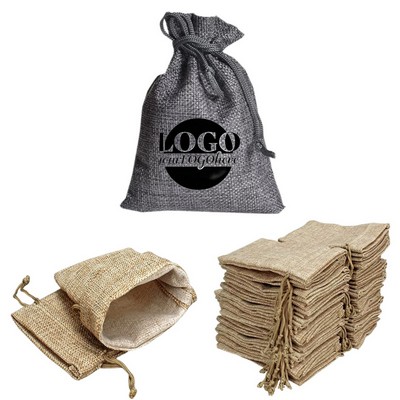 Linen Drawstring Pouch