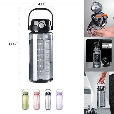 67oz Large Capacity Water Bottle with Dual Drinking Ports
